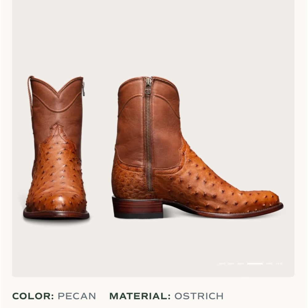 Tecovas Zane zip up cowboy boot